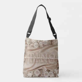 TINO bestickte Rose Tote Bag Tragetaschen Mit Langen Trägern