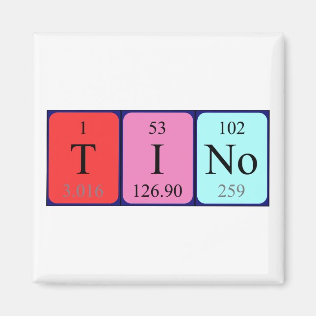 Tino Periodenmagnet Magnet (Vorne)