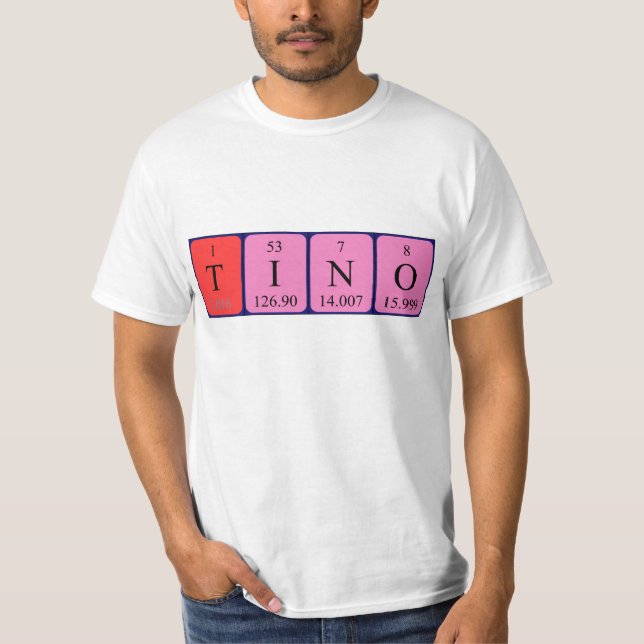 Tino Periodenname Shirt (Vorderseite)