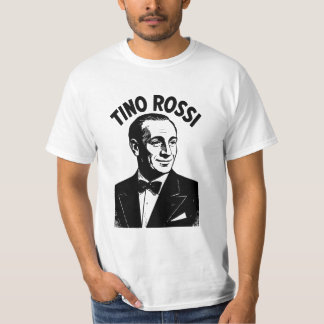 Tino Rossi Porträt Vintage – Französischer Sänger T-Shirt