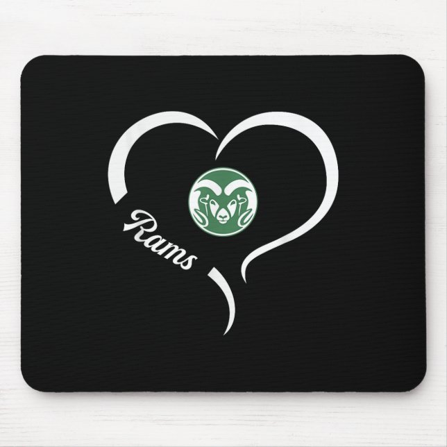 Tinora Rams Logo Halbherz Slogan Hs Mousepad (Vorne)
