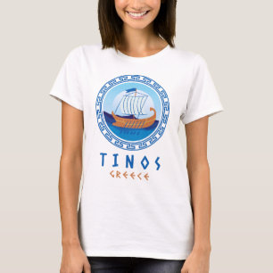 Tinos, Griechenland, Frauen für die Gestaltung von T-Shirt