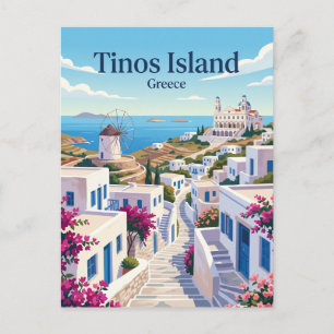 Tinos Insel Griechenland Postkarte
