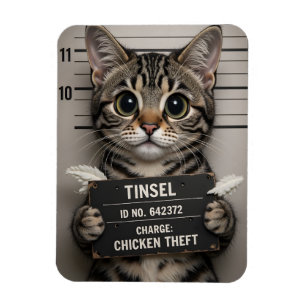 Tinsel das Weihnachts-Kätzchen Magnet
