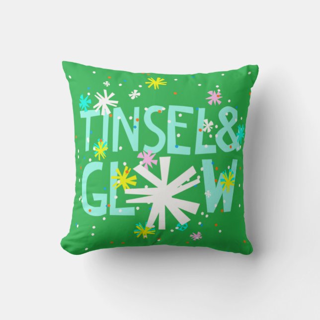 Tinsel & Glow Kissen (Vorderseite)