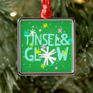 Tinsel & Glow Ornament Aus Metall