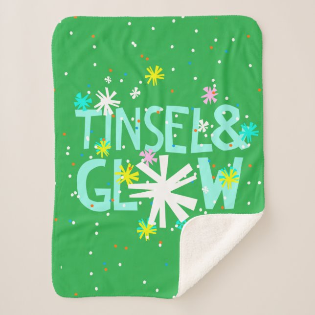 Tinsel & Glow Sherpadecke (Vorderseite)