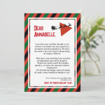 Tinsel Paradox DADA Brief von Santa