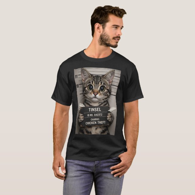 Tinsel the Christmas Kitten T-Shirt (Vorne ganz)