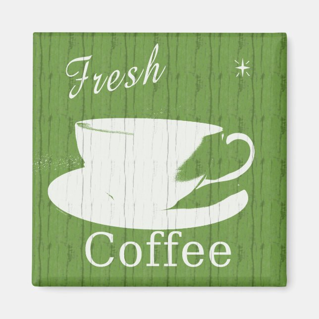 Tintable Weathering Fresh Coffee Sign Magnet (Vorne)