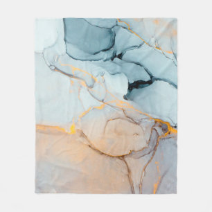 Tinte, Farbe, abstrakt. Schließen des Gemäldes. Co Fleecedecke