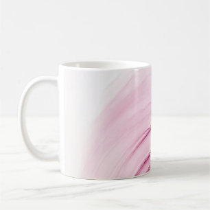 Tinte, Farbe, abstrakt. Schließen des Gemäldes. Co Kaffeetasse