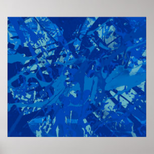 Tinte handgefertigt. Abstrakte Wandkunst Creativ Poster