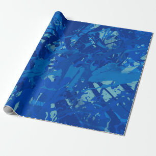 Tinte handgemalte Malerei. Abstrakte Wandkunst. Kr Geschenkpapier