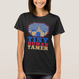 Tinte humane Tamer-Karneval-Vintage Zirkusfamilie T-Shirt