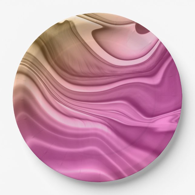 Tinte-Set Aurora Digitalpapier Pappteller (Vorderseite)
