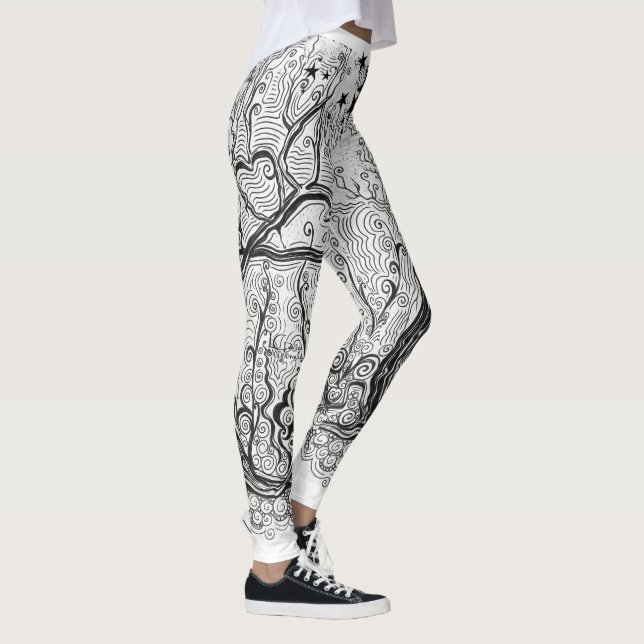 Tinte sie Leggings (Rechts)