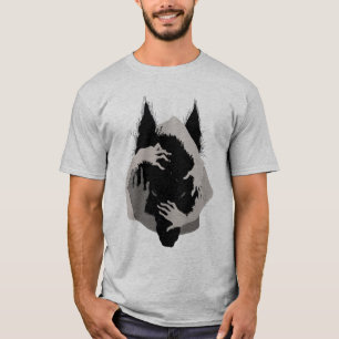 Tinte Talking Fantasy V05 BLACK WOLF T-Shirt