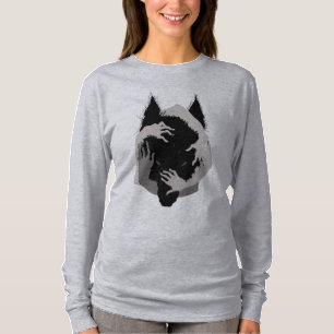 Tinte Talking Fantasy V05 BLACK WOLF T-Shirt