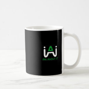 Tinte über sie tasse