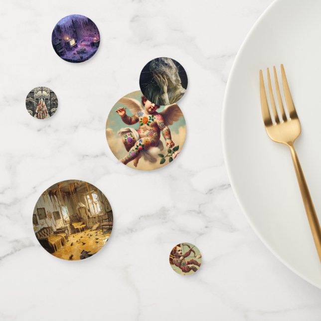 Tinte und Unschuld — gotisch Viktorianisch Konfetti (Gruppe)