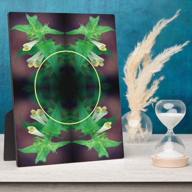 Tinte weiße Wildblume kreieren Ihr eigenes Foto Fotoplatte (Seite)