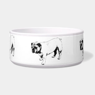 Tinten-Bulldogge-Gleichgewicht Napf