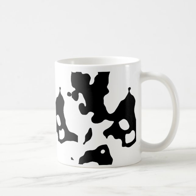 Tinten-Fleck-Kaffee-Tasse Kaffeetasse (Rechts)