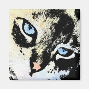 Tinten-Katzen-Magneten Magnet