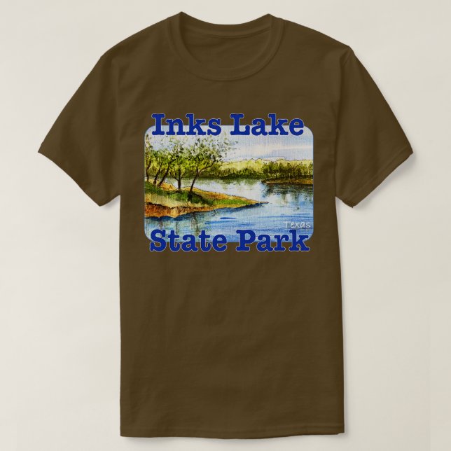 Tinten Lake Staat Park Texas T-Shirt (Design vorne)