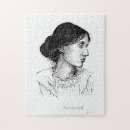 Tinten-Porträt-Kennzeichen Westerfield Virginias Puzzle