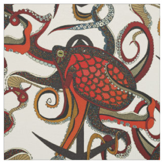 Tintencreme eines Oktopus Stoff
