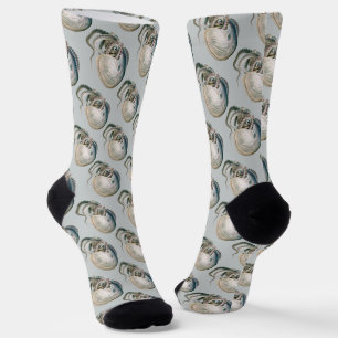 Tintenfisch Argonaut, Vintage Meeresleben Tiere Socken