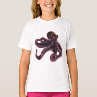 Tintenfisch auf Bär T-Shirt