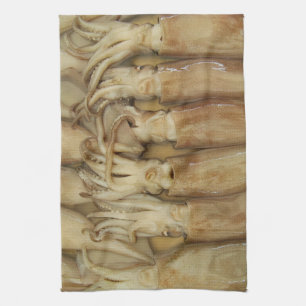 Tintenfisch - Calamari Geschirrtuch