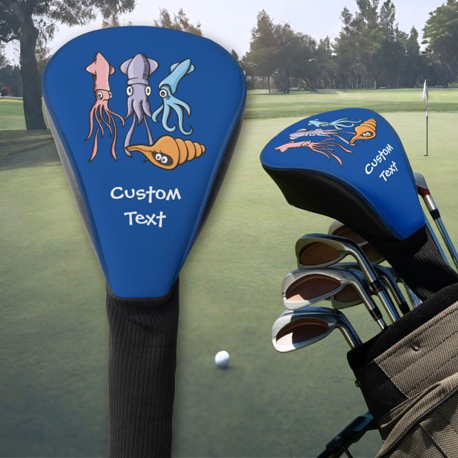 Tintenfisch Cartoon Golf Headcover (Von Creator hochgeladen)
