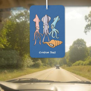 Tintenfisch-Cartoons Autolufterfrischer
