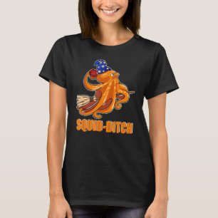 Tintenfisch Ditch Magic Halloween Leckerei Farbige T-Shirt