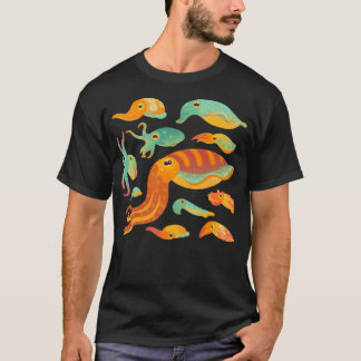Tintenfisch - Dunkel T-Shirt