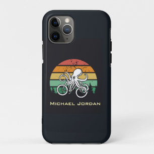 Tintenfisch fährt Fahrrad Case-Mate iPhone Hülle