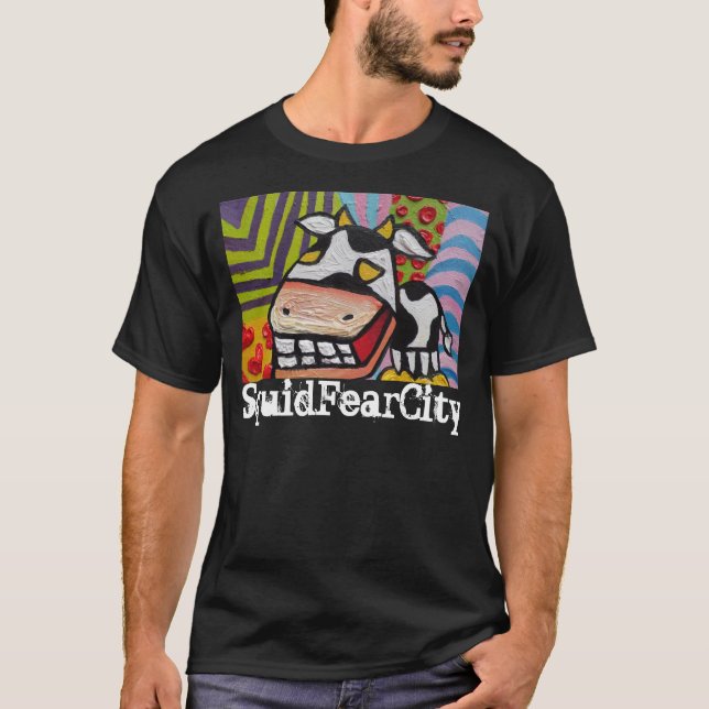 Tintenfisch Fear City Graphic T-Shirts (Vorderseite)