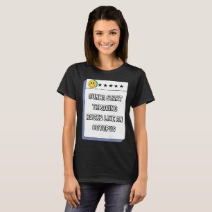 Tintenfisch Felsen T-Shirt