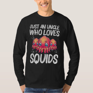 Tintenfisch für Onkel Männer Kraken Kostüm T-Shirt