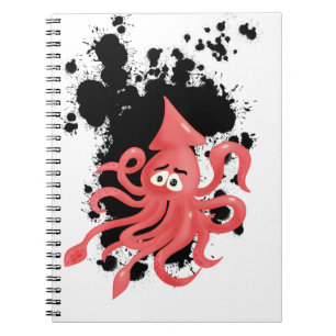 Tintenfisch-Ink-Notebook Notizblock