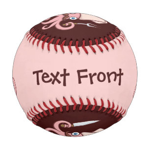 Tintenfisch Koch Cartoon Baseball