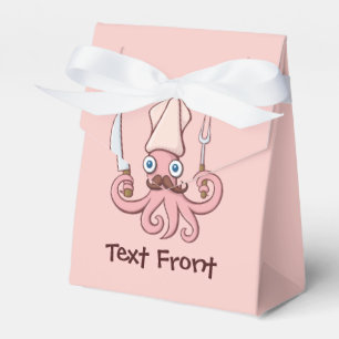 Tintenfisch Koch Cartoon Geschenkschachtel