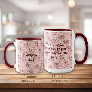 Tintenfisch Koch Cartoon Muster Tasse