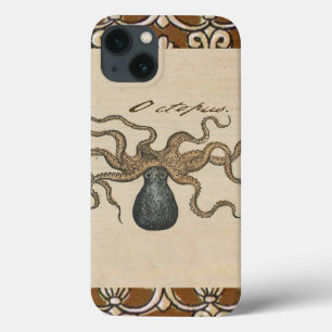 Tintenfisch Kraken Antik Küsten Meeresfauna Case-Mate iPhone Hülle