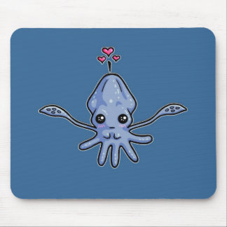 Tintenfisch-Liebe Mousepad