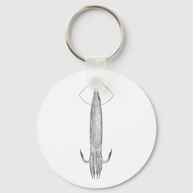 Tintenfisch-Logo (illex) Schlüsselanhänger (Vorderseite)